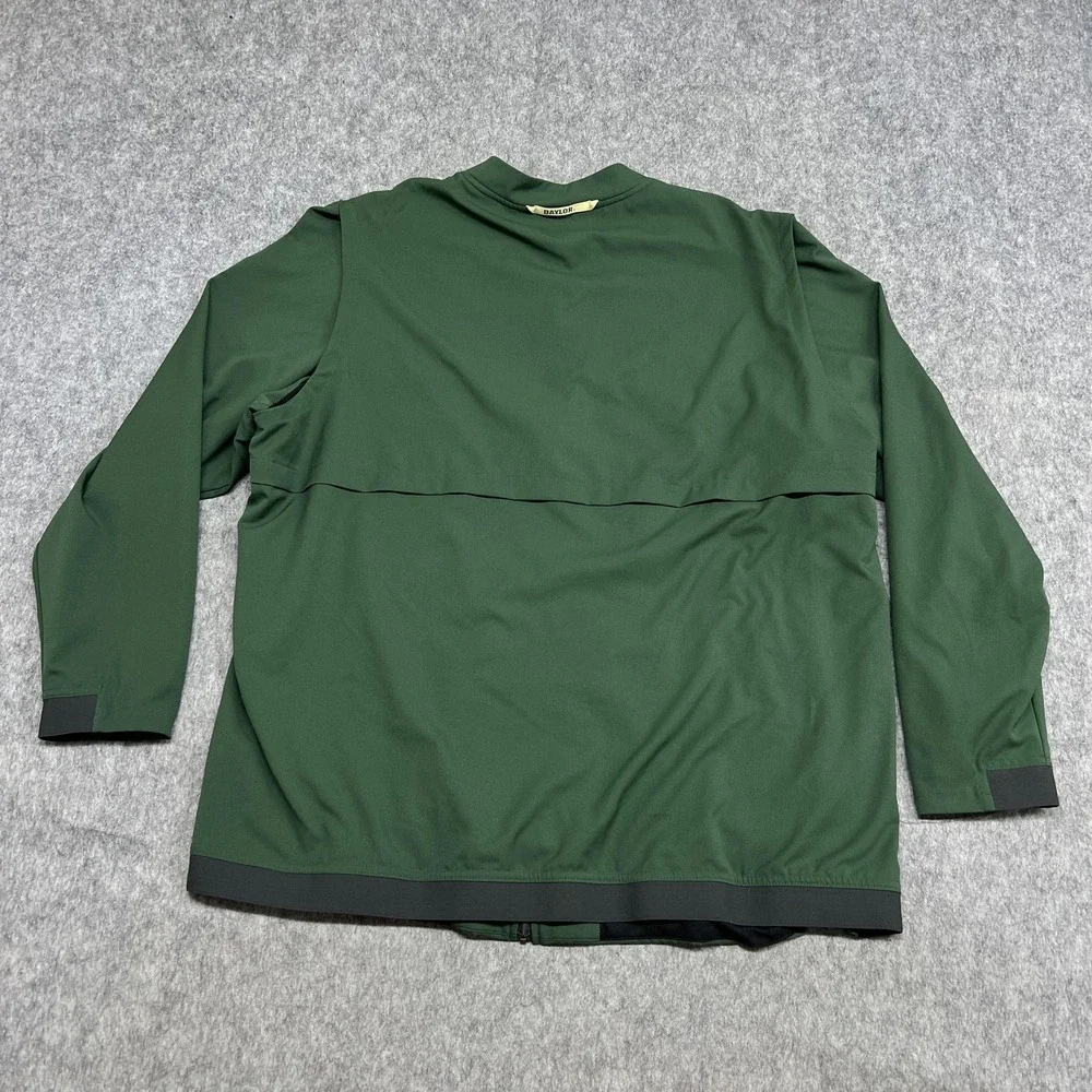 Baylor Bears Jacket Mens 2XL Green NCAA Football Nike Full Zip College‎ Warm Up